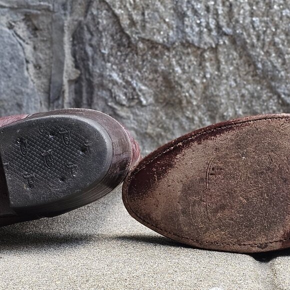 Justin Cowboy Boots - Mens Size 9 D - Picture 5 of 7